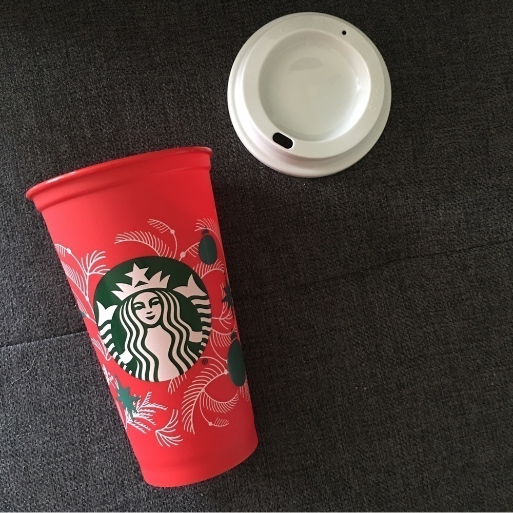 Starbucks Holiday Ornaments Color Changing Hot Cup 16 oz